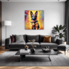 Noble German Shepherd Living Room Demo
