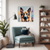Noble German Shepherd Living Room Demo