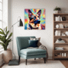 Noble German Shepherd Living Room Demo