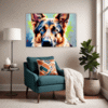 Noble German Shepherd Living Room Demo