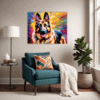 Noble German Shepherd Living Room Demo