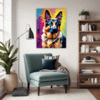 Noble German Shepherd Living Room Demo