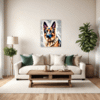 Noble German Shepherd Living Room Demo
