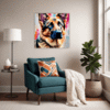 Noble German Shepherd Living Room Demo