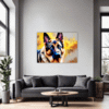 Noble German Shepherd Living Room Demo