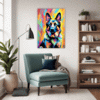 Noble German Shepherd Living Room Demo