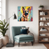 Noble German Shepherd Living Room Demo