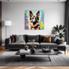 Noble German Shepherd Living Room Demo