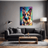 Noble German Shepherd Living Room Demo
