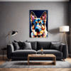Noble German Shepherd Living Room Demo
