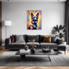 Noble German Shepherd Living Room Demo