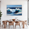 Ocean Waves Dining Room Demo