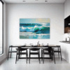 Ocean Waves Dining Room Demo