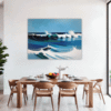 Ocean Waves Dining Room Demo