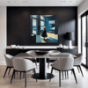 Ocean Waves Dining Room Demo