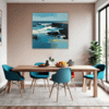 Ocean Waves Dining Room Demo