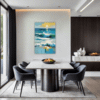 Ocean Waves Dining Room Demo