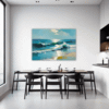 Ocean Waves Dining Room Demo