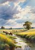 Open Plains with Grazing Herd and Dynamic Cloud Shadows