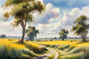 Open Plains with Grazing Herd and Dynamic Cloud Shadows