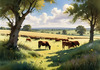 Open Plains with Grazing Herd and Dynamic Cloud Shadows