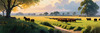 Open Plains with Grazing Herd and Dynamic Cloud Shadows