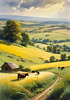 Open Plains with Grazing Herd and Dynamic Cloud Shadows