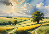 Open Plains with Grazing Herd and Dynamic Cloud Shadows