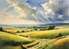 Open Plains with Grazing Herd and Dynamic Cloud Shadows