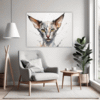 Oriental Shorthair Elegance Living Room Demo