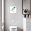 Ornate Calathea Leaf Bathroom Demo