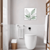 Ornate Calathea Leaf Bathroom Demo