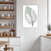 Ornate Calathea Leaf Kitchen Demo