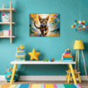 Passionate Abyssinian Cat Children's Room Demo