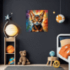 Passionate Abyssinian Cat Children's Room Demo