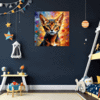 Passionate Abyssinian Cat Children's Room Demo