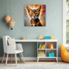 Passionate Abyssinian Cat Children's Room Demo