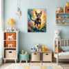 Passionate Abyssinian Cat Children's Room Demo