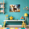 Passionate Abyssinian Cat Children's Room Demo