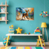 Passionate Abyssinian Cat Children's Room Demo