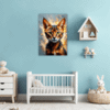 Passionate Abyssinian Cat Children's Room Demo