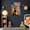 Passionate Abyssinian Cat Children's Room Demo
