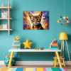 Passionate Abyssinian Cat Children's Room Demo