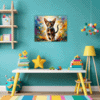 Passionate Abyssinian Cat Children's Room Demo