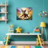 Passionate Abyssinian Cat Children's Room Demo