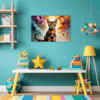 Passionate Abyssinian Cat Children's Room Demo