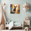 Passionate Abyssinian Cat Children's Room Demo