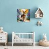 Passionate Abyssinian Cat Children's Room Demo