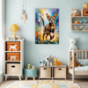 Passionate Abyssinian Cat Children's Room Demo