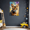 Passionate Abyssinian Cat Children's Room Demo
